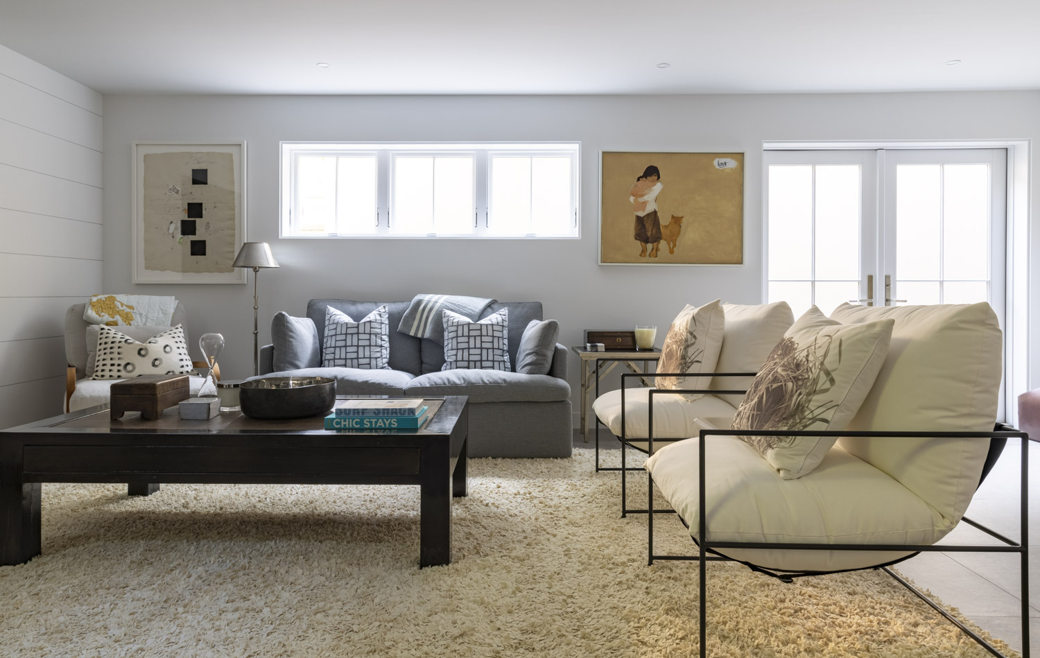 Photo of construction by Ronald Webb Builder.